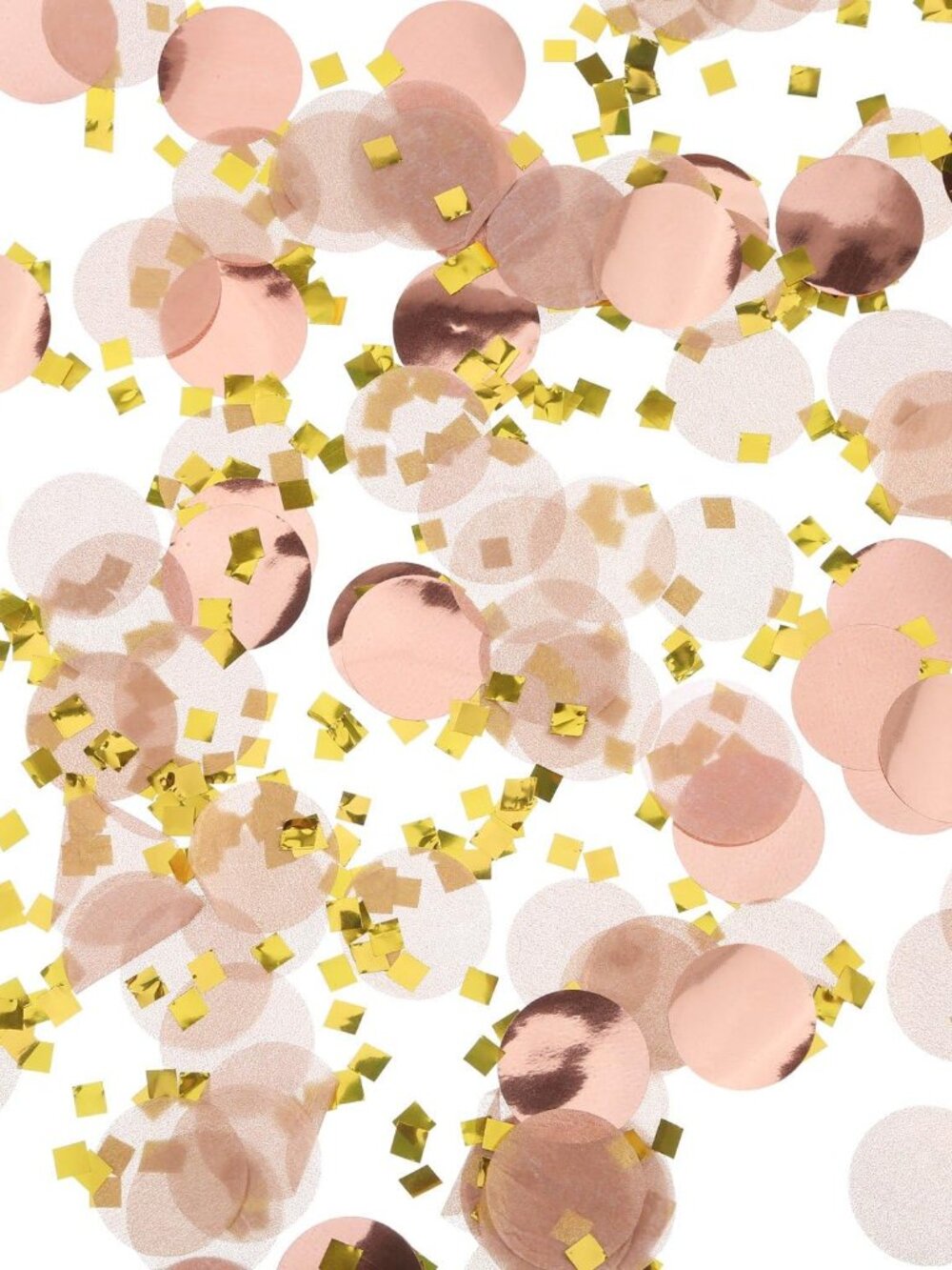 Table Confetti 2.5 Cm,2.5 Cm,Rose Gold Confetti